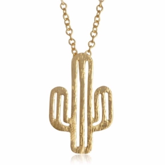 Unknown Jewelry - 🌻SALE🌻CACTUS GOLD NECKLACE